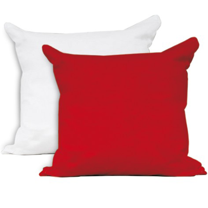 Cuscino bicolore in cotone 